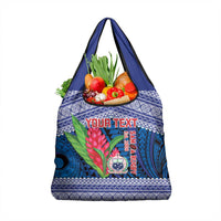 Custom Samoa Rugby Grocery Bag Go Champions Samoan Gingers LT14 1-pack One Size Blue - Polynesian Pride