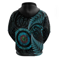 New Zealand Archery Hoodie Aotearoa Silver Fern Maori - Polynesian Pride