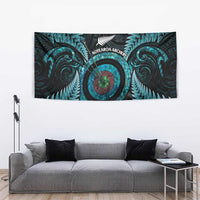 New Zealand Archery Tapestry Aotearoa Silver Fern Maori - Polynesian Pride