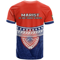 Fiji School T Shirt Marist Brothers Fijian Tapa Pattern LT14 - Polynesian Pride
