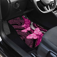 Think Pink Breast Cancer Awareness Car Mats Butterfly Aboriginal Mix Polynesian Pattern