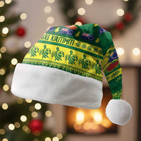 Cook Islands Christmas Santa Hat Surfing Santa Mere Kiritimiti - Polynesian Pride
