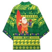 Cook Islands Christmas Kimono Surfing Santa Mere Kiritimiti - Polynesian Pride