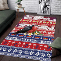 Kiribati Christmas Area Rug Frigatebird Santa Tekeraoi n te Kiritimati - Polynesian Pride