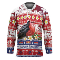 Kiribati Christmas Hockey Jersey Frigatebird Santa Tekeraoi n te Kiritimati - Polynesian Pride