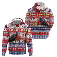 Kiribati Christmas Hoodie Frigatebird Santa Tekeraoi n te Kiritimati - Polynesian Pride