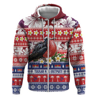 Kiribati Christmas Hoodie Frigatebird Santa Tekeraoi n te Kiritimati - Polynesian Pride