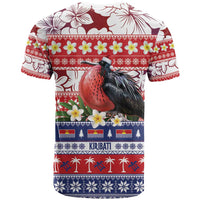 Kiribati Christmas T Shirt Frigatebird Santa Tekeraoi n te Kiritimati - Polynesian Pride