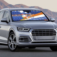 Marshall Islands Christmas Auto Sun Shade Beachy Santa Monono ilo raaneoan Nejin - Polynesian Pride