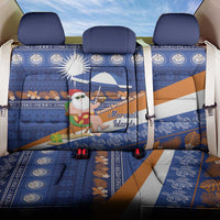 Marshall Islands Christmas Back Car Seat Cover Beachy Santa Monono ilo raaneoan Nejin - Polynesian Pride