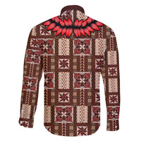 Samoa Siapo Family Matching Mermaid Dress and Hawaiian Shirt Tapa Pattern Mix Ula Fala Hibiscus LT14 - Polynesian Pride