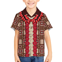 Samoa Siapo Hawaiian Shirt Tapa Pattern Mix Ula Fala Hibiscus LT14 - Polynesian Pride