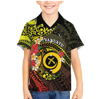 Vanuatu Christmas Family Matching Mermaid Dress and Hawaiian Shirt Vanuatuan Pig Tusk - Meri Krismas!