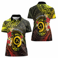 Vanuatu Christmas Women Polo Shirt Vanuatuan Pig Tusk - Meri Krismas!