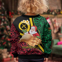 Vanuatu Christmas Kid Ugly Christmas Sweater Vanuatuan Conch Shell - Meri Krismas! LT14 - Polynesian Pride