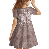 Polynesia Hammerhead Shark Tattoo With Plumeria Lei Family Matching Summer Maxi Dress and Hawaiian Shirt