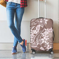 Polynesia Hammerhead Shark Tattoo With Plumeria Lei Luggage Cover LT14 - Polynesian Pride