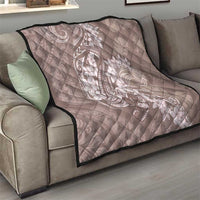 Polynesia Hammerhead Shark Tattoo With Plumeria Lei Quilt LT14 - Polynesian Pride