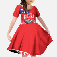 Personalised Taiwan Billiards Family Matching Short Sleeve Bodycon Dress and Hawaiian Shirt Eight-ball Pool Polynesia Tattoo - Polynesian Pride