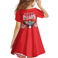 Personalised Taiwan Billiards Family Matching Short Sleeve Bodycon Dress and Hawaiian Shirt Eight-ball Pool Polynesia Tattoo - Polynesian Pride