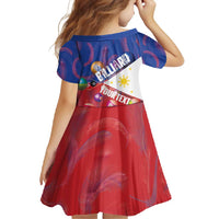 Personalised Philippines Billiards Family Matching Summer Maxi Dress and Hawaiian Shirt Cue With Balls Flag Style - Polynesian Pride