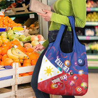 Personalised Philippines Billiards Grocery Bag Cue With Balls Flag Style LT14 - Polynesian Pride