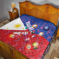 Personalised Philippines Billiards Quilt Cue With Balls Flag Style - Polynesian Pride