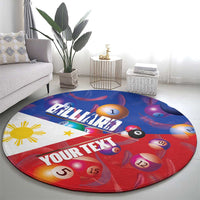 Personalised Philippines Billiards Round Carpet Cue With Balls Flag Style LT14 - Polynesian Pride