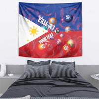 Personalised Philippines Billiards Tapestry Cue With Balls Flag Style - Polynesian Pride