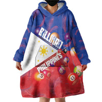Personalised Philippines Billiards Wearable Blanket Hoodie Cue With Balls Flag Style - Polynesian Pride