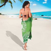 Polynesia Depression Awareness Sarong Sunflower Green Ribbons Polynesian Tattoo