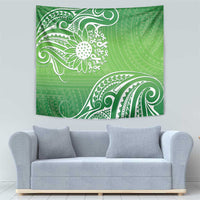 Polynesia Depression Awareness Tapestry Sunflower Green Ribbons Polynesian Tattoo