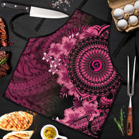 Vanuatu Apron Hibisus Polynesian Pattern Pink - Polynesian Pride