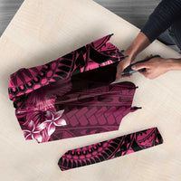 Vanuatu Umbrella Hibisus Polynesian Pattern Pink - Polynesian Pride