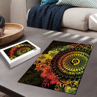 Vanuatu Puzzle Hibisus Polynesian Pattern Reggae - Polynesian Pride