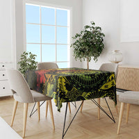 Vanuatu Tablecloth Hibisus Polynesian Pattern Reggae - Polynesian Pride