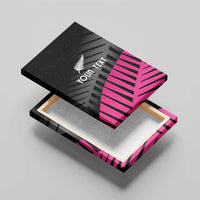 New Zealand Silver Fern Rugby Custom Canvas Wall Art 2025 All Black Go Champions - Polynesian Pride