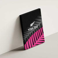 New Zealand Silver Fern Rugby Custom Canvas Wall Art 2025 All Black Go Champions - Polynesian Pride