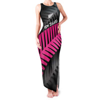 New Zealand Silver Fern Rugby Custom Family Matching Tank Maxi Dress and Hawaiian Shirt 2025 All Black Go Champions - Polynesian Pride
