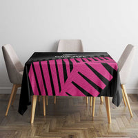 New Zealand Silver Fern Rugby Custom Tablecloth 2025 All Black Go Champions - Polynesian Pride