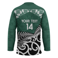 New Zealand South Africa Rugby Custom Hockey Jersey Springboks Kente All Black Maori Together - Polynesian Pride