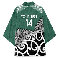 New Zealand South Africa Rugby Custom Kimono Springboks Kente All Black Maori Together - Polynesian Pride