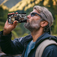 New Zealand Argentina Rugby 4 in 1 Can Cooler Tumbler 2025 Los Pumas All Black Together - Polynesian Pride
