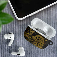 New Zealand Darts AirPods Case Skull In Dart We Trust Maori Pattern - Polynesian Pride
