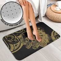 New Zealand Darts Bathroom Set Skull In Dart We Trust Maori Pattern - Polynesian Pride