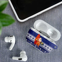 Nauru Christmas AirPods Case Cute Santa Coat Of Arms Merry Xmas LT14 - Polynesian Pride