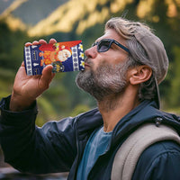 Nauru Christmas 4 in 1 Can Cooler Tumbler Cute Santa Coat Of Arms Merry Xmas - Polynesian Pride