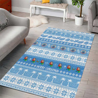 FSM Christmas Area Rug Merry Xmas Federated States of Micronesia - Polynesian Pride