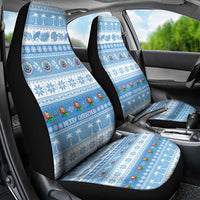 FSM Christmas Car Seat Cover Merry Xmas Federated States of Micronesia - Polynesian Pride
