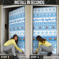 FSM Christmas Door Cover Merry Xmas Federated States of Micronesia - Polynesian Pride